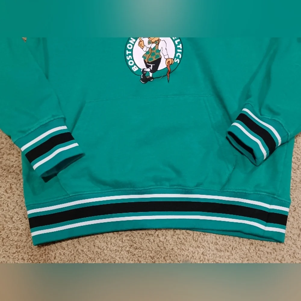 Boston Celtics Green Hoodie Mens Size S - Picture 3 of 8